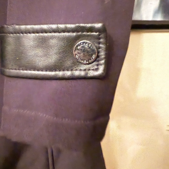 Vintage Michael Kors Black Trench Coat, Size Medium, EUC - Picture 10 of 13